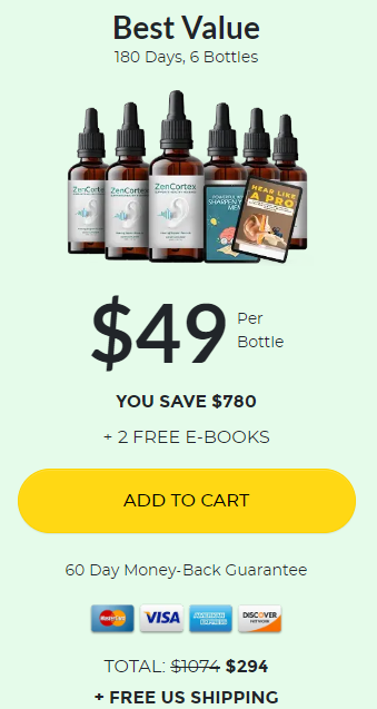 Buy 6 Bottles of Zencortex
